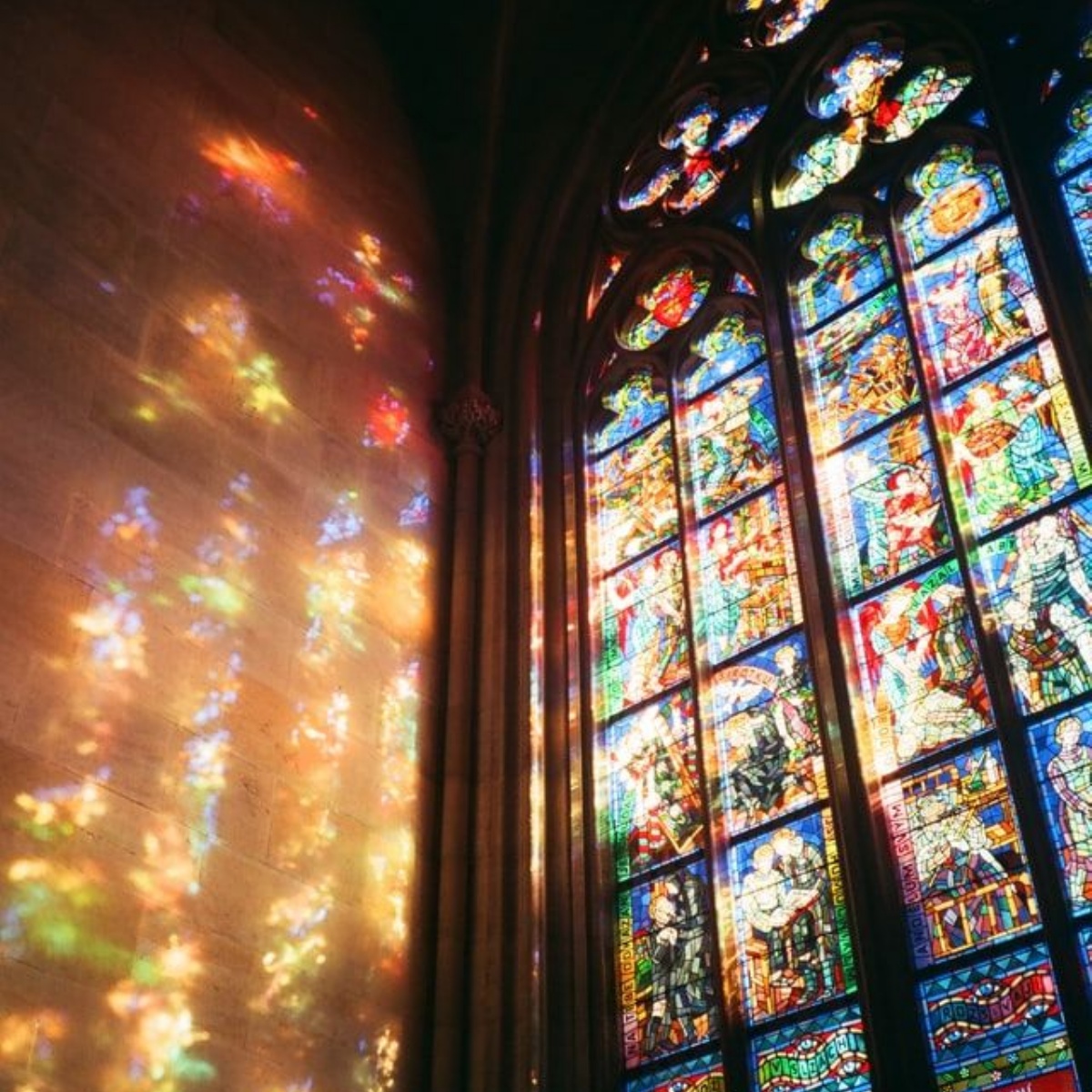 Where are the oldest stained glass windows in the world? Richard